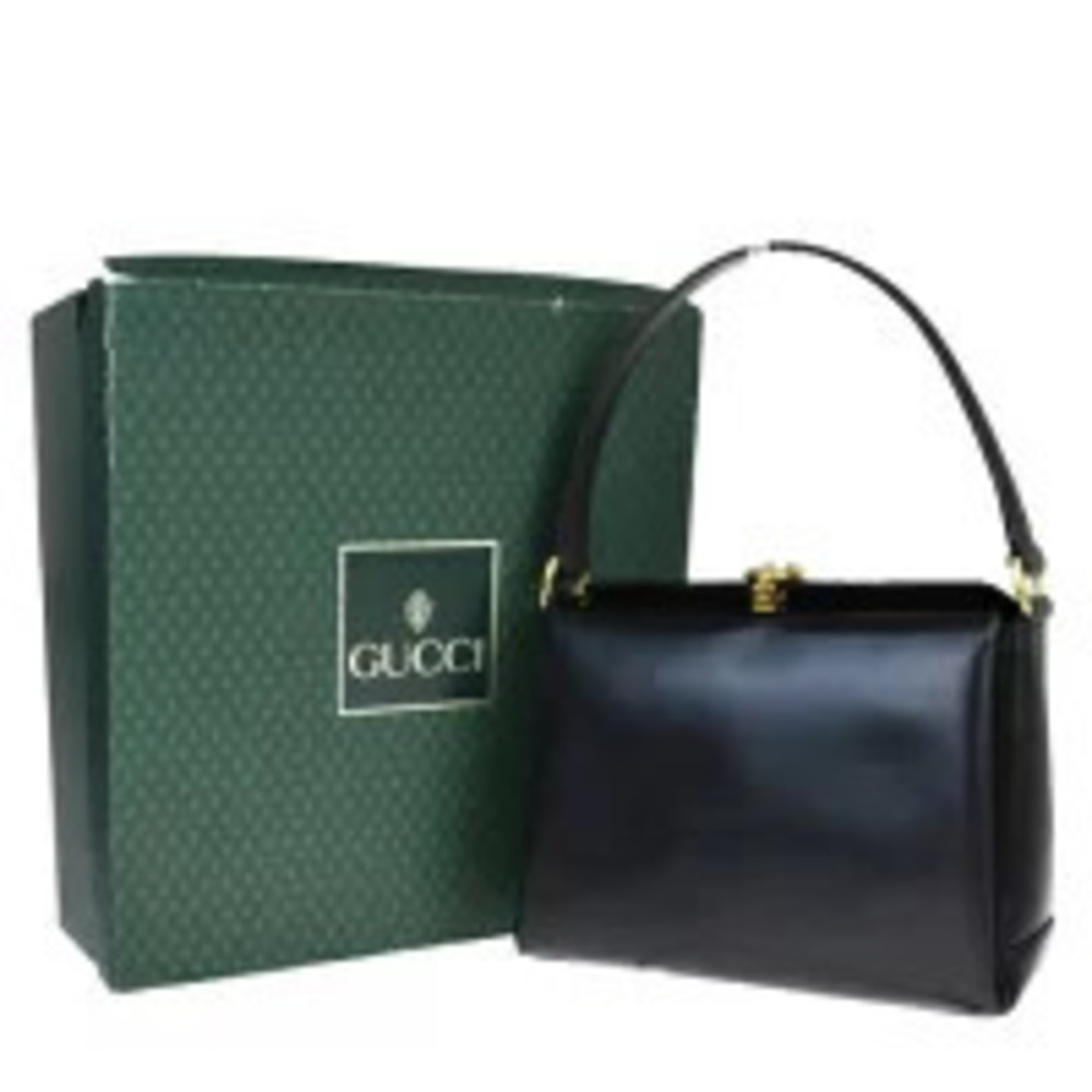 Gucci Handbag GG black leather